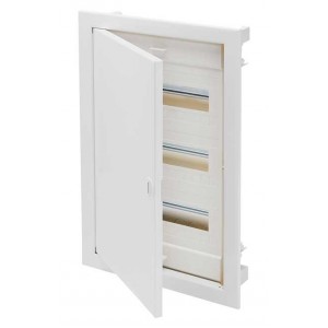 Steel Flush Distribution Board 48 Module with Door and Tray