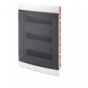 FLUSH DB 36MOD 3x12M TITANIUM SMOKED DOOR IP40
