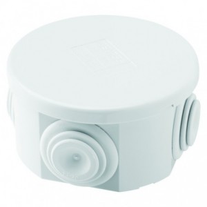 Enclosure with Glands 65mm Diameter x 35mm IP44