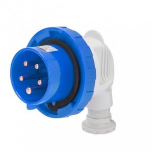 16A 2P+E 230V 90 Degree Plug IP67 6H