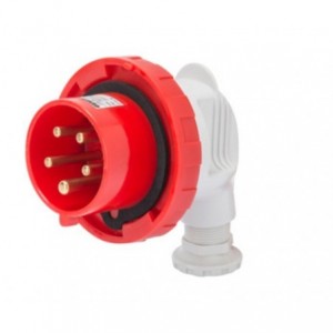 32A 3P+N+E 400V 90 Degree Plug IP67 6H