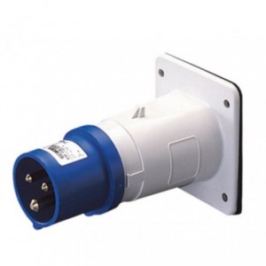 16A 2P+E 230V Appl.inlet IP44 6H