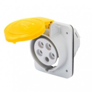 16A 3P+E 110V Flush 10D Appliance Socket 4H
