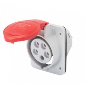 32A 3P+N+E 400V 10D Socket-Outlet IP44 6H