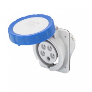 16A 3P+N+E 250V 10DEG Socket Outlet IP67 9H
