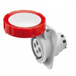 32A 3P+E 400V 10DEG Socket Outlet IP67 3H