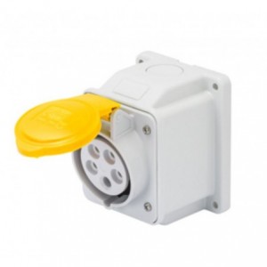 16A 2P+E 110V Surface Socket Outlet IP44 4H