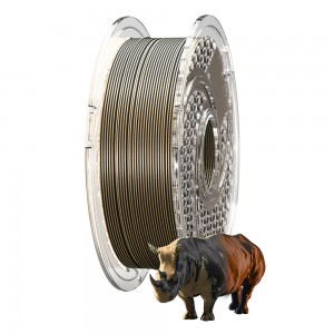 SA Filament Tri-Colour PLA+ Silk Filament Dark Sandstorm - Light Beige &amp; Brown &amp; Gun Metal - 750g | 1.75mm