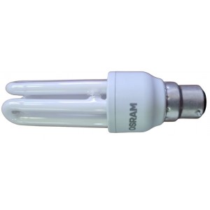 OSRAM B22 CFL Lightbulb - 14W / Cool White