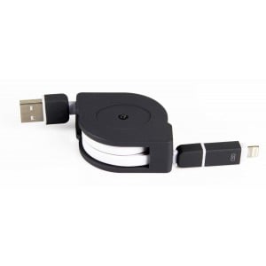 Unitek 1M USB to Retractable Lightning Cable