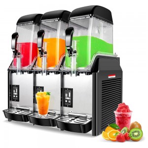 Three Barrel Commercial Slush Machine | 36L Capacity