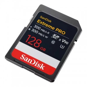 SanDisk Extreme PRO 128GB SDXC Memory Card- 300MB/s Read &amp; Write speeds- 8K- V90- UHS-II