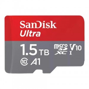 SanDisk Ultra® microSDXC™ UHS-I Card 1.5TB Global Ultra uSD in 4x6 blister with no SD Adapter