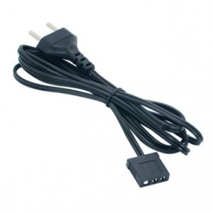 AC Fan LEAD/CABLE 2W To 1M8 Euro Plug Black A3-B