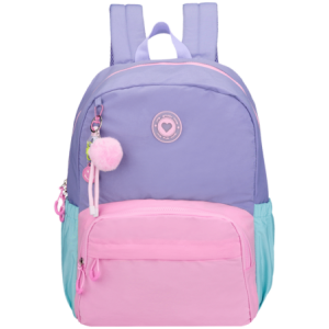 Loop Love Pastel Colour Block Backpack Purple