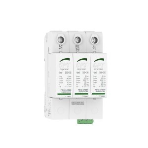 Cirprotec 40kA 1060Vdc 3P Type 1+2 Surge Protection Device