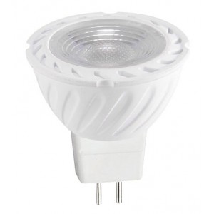 12VAC/DC 7W Warm White Low Glare Dimmable GU5.3 LED Lamp