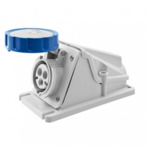 32A 2P+E 230V 90-Degree Socket Outlet IP67 6H