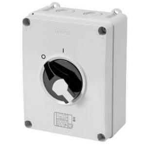 3P 63A Black Handle Including Isolator IP69