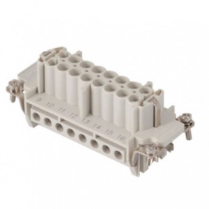 16P+E Female Connector Insert