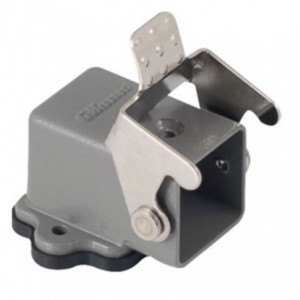 90-Degree Angle Base Metal Housing with Lever for 3 and 4-Pole Connectors