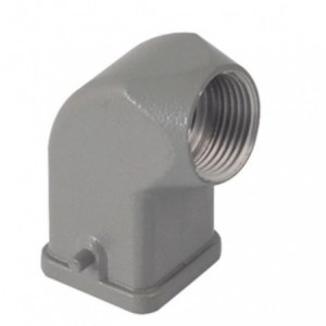 ANGLED METAL HOOD M20 FOR 3 &amp; 4P CON.