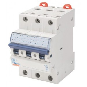 3P 20A C 4.5/6kA DIN MCB 3M