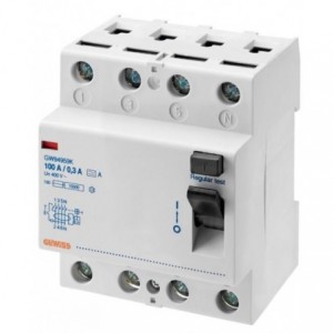 RCCB 4P 100A 30mA INSTANT 4M.