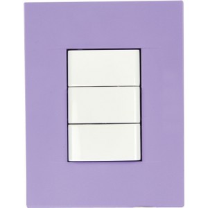 Chorus Geo Amethyst Purple 3 Lever 1P 16A