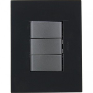 3 Lever 1P 16A Chorus Geo Satin Black