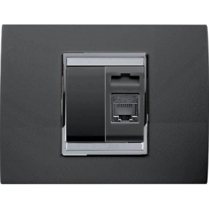 Chorus One Slate Grey RJ11 Socket and Blank Kit