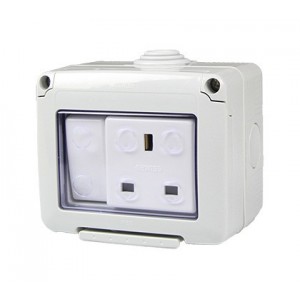 13A Surface Mount Switched Socket IP55