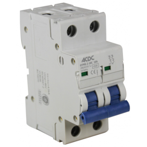 63AMP 2P 4-5KA C Curve Din Mcb