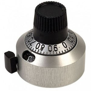 Potentiometer Control Knob - 15 Turns- 22mm Diameter