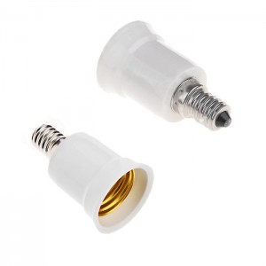 E14 Male to E27 Female Socket - Lightbulb Adapter