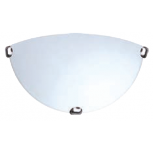 12 Inch Half Moon E27 Metal Body Glass Cover Wall Mount