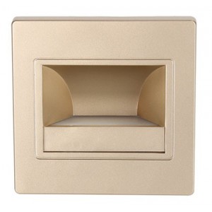 85-265VAC 1.5W Cool White LED Die Cast Aluminium Footlight Gold