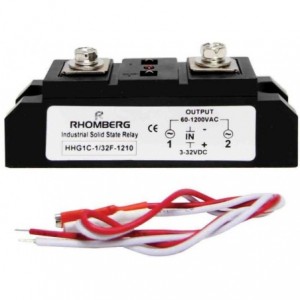 100A 1P Solid State Relay 3-32VDC Input 60-1200VAC Output