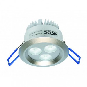 3W Hi-Power Warm White LED Downlight 230VAC with LED Driver