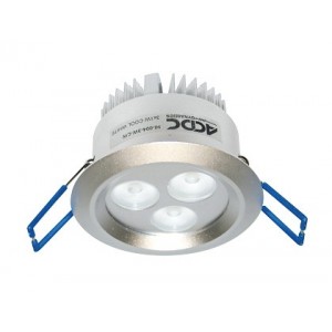 9W Hi-Power Warm White LED Downlight 230VAC with LED Driver