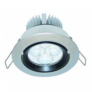 9W Hi-Power Cool White LED Downlight 230VAC with LED Driver