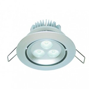 9W Hi-Power Warm White LED Downlight 230VAC with LED Driver