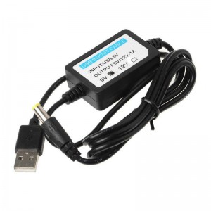 DC-DC Converter Cable USB 5V to 9V DC Jack Step-up Power Module