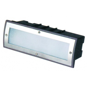 230V Warm White LED Alum. Recessed Light 3W IP54