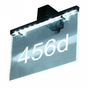 230V White LED S/STEEL Wall Light IP44