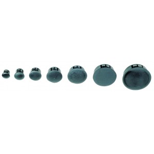 Black Hole Plug 8mm Pack of 10