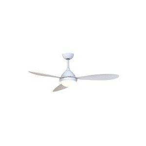 52-Inch Ceiling Fan White 3-Blade with Remote and E27