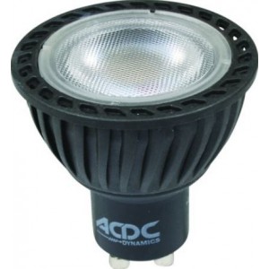 230VAC 5W Warm White LED Spot Light (GU10- Black)