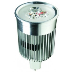 12VAC/DC 10W Warm White LED Spot Light GU5.3