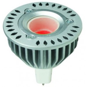 12VAC/DC Red LED Lamp 4W MR16(GU5.3)